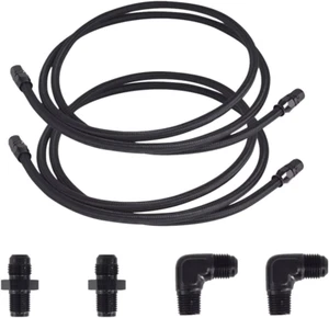 2 X 6AN PTFE Transmission Cooling Line Fits for 4L60 700R4 TH350 TH400 Transmiss - Picture 1 of 6