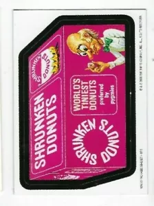 2006 Topps Wacky Packages ANS3 Series 3 MAGNET #4 of 9 SHRUNKEN DONUTS nm - Picture 1 of 1