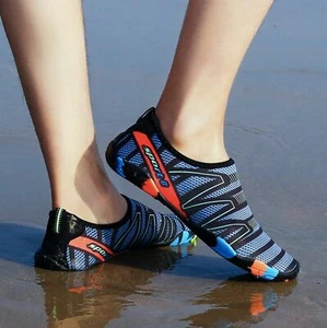Hot Water Shoes Aqua Sock Yoga Exercise Beach Surfing Reef Swimming Diving - Picture 1 of 13
