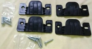 4 x Plastic for Corner Sofa/ Interlocking Connecting Clips Brackets Free Screws - Picture 1 of 2