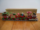 Vintage Santa Claus Wooden Toy Train In Original Box Very Good Condition