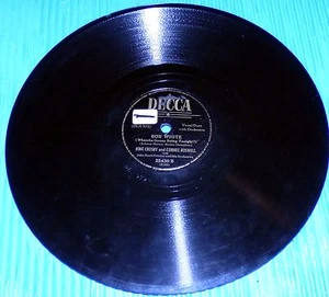 Bing Crosby & Connee Boswell - Basin Street Blues & Bob White / Decca 78 - Imagen 1 de 2