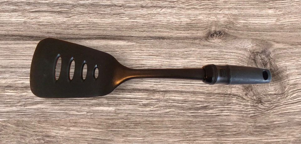 Good Cook 14" Nylon Slotted Spatula Black flipper kitchen tool utensil - Image 1 of 2