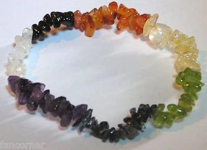 Charmed bracelet sept pierres du chakra Charmed chakra bracelet with stones - Imagen 1 de 2