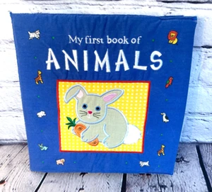 Vintage Tuchbrett Buch MEIN ERSTES BUCH DER TIERE Baby Geschenk Kleinkind NEU - Bild 1 von 6