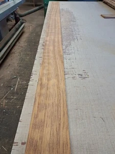 Cerejeira Tiger Veneer - 1 NATURAL WOOD SHEET - 2520mm x 130mm - Picture 1 of 7