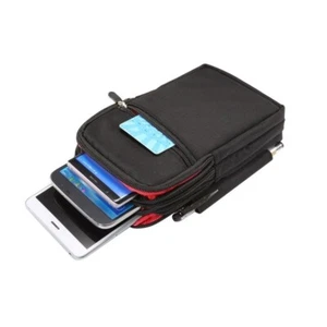 for Samsung Galaxy J Max Multi-functional Vertical Stripes Pouch 4 Bag Case Z... - Picture 1 of 9