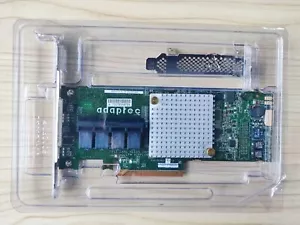 ADAPTEC ASR-71605E 6GB/S PCI-E 256MB SATA SAS RAID CONTROLLER CARD - Picture 1 of 3