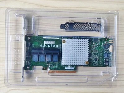 ADAPTEC ASR-71605E 6GB/S PCI-E 256MB SATA SAS RAID CONTROLLER CARD - Image 1 of 3