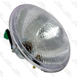 7 " Phare Avant Faisceau + Parking Ampoule Support Lucas Réplique Pour Enfield N - Photo 1/10