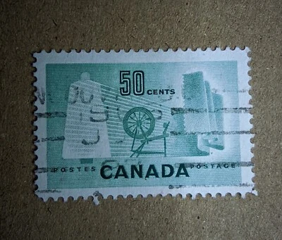 Canada 1953 Textile Industry 50c SG 462 Used - Image 1 of 2