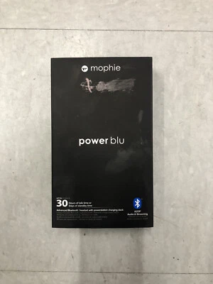 Fone de Ouvido Bluetooth Mophie Power Blu - Preto - - Imagem 1 de 2