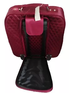 Bolso de mano/combo de transporte Gigi Olivia vino 4x11x14,8x16x18 ruedas con mango oculto nuevo con etiquetas - Imagen 1 de 11