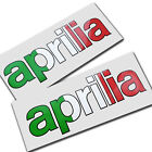 Aprilia Italien Plat Couleur Texte Moto Stickers Graphique X 2PCS Grande Taille