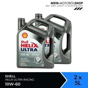Shell Helix Ultra Racing 10W-60 BMW M API SN ACEA A3/B3 2x5 Liter = 10 Liter - Bild 1 von 6