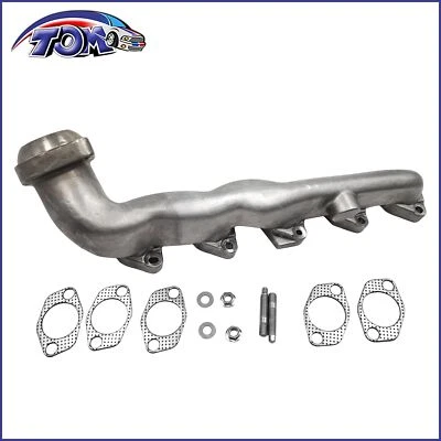Left Exhaust Manifold for 2000-2004 Ford F-250 F-350 F-450 Super Duty 6.8L V10 - Image 1 of 2