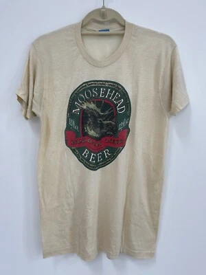 Camiseta vintage años 80 Moosehead Canadian Lager cerveza bronceada talla XL Foto 1 de 4