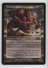 2000 Magic: The Gathering - Invasion Hunting Kavu #252 7c7