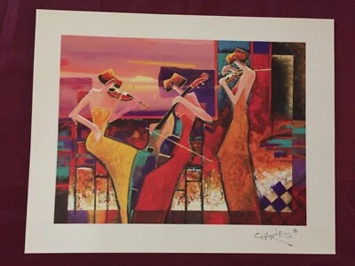 ANDANTE 2006 ART PRINT Charles Lee Cruise Ship PARK WEST GALLERY 7" X 9"  - Image 1 of 3