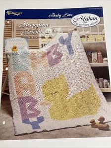 Sleepytime Friend Baby Afghan  Crochet Pattern Needlecraft Shop - Picture 1 of 5