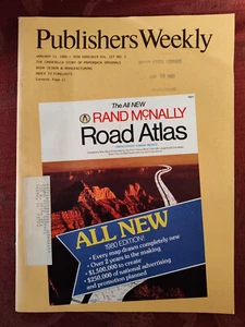 Rare PUBLISHERS WEEKLY Book Journal Magazine Lewis H. Lapham Kenneth C. Davis - Picture 1 of 1