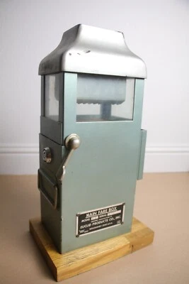 Caja de Tarifa Principal De Colección Modelo M1 Feria Autobús Trolley Ficha Moneda Caja de Dinero - Excelente Foto 1 de 4