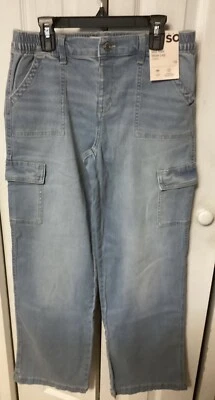 SO Girls Jeans - Mid Rise Wide Leg - Light Wash - Size 16 - Image 1 of 4