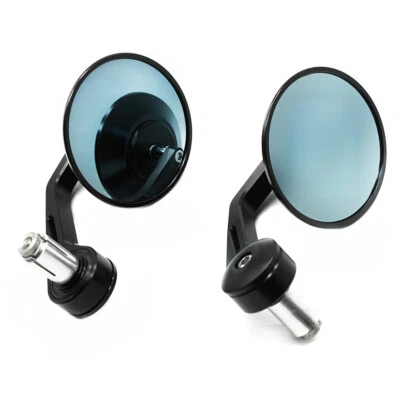 Espejo de extremo de barra redondo café para KAWASAKI W175 W650 W800 Z900RS VULCAN S 650 900 Foto 1 de 4