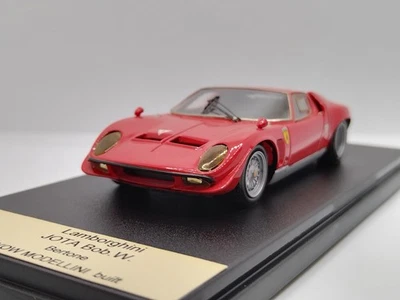YoW Modellini 1/43 Costruito Lamborghini Jota Bob Wallace 1970. Wow Raro! - Immagine 1 di 4