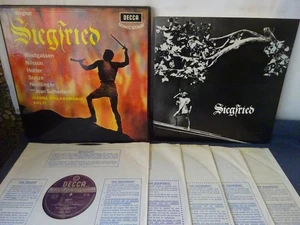 WBg ED2 WAGNER - SIEGFRIED 5LP BOX, Vienna P/O, Solti, DECCA SET 242/6 - Picture 1 of 6