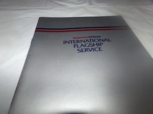 Vintage american airlines Internatinal Flagship Menu Japanese & Western Lunch 87 - Picture 1 of 9