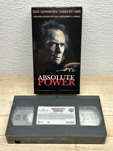 Vintage 1997 "Absolute Power" VHS Movie With Clint Eastwood Gene Hackman - Picture 1 of 9