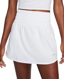 Women's Nike One Ultra High Rise Skort White X LARGE - Picture 1 of 2