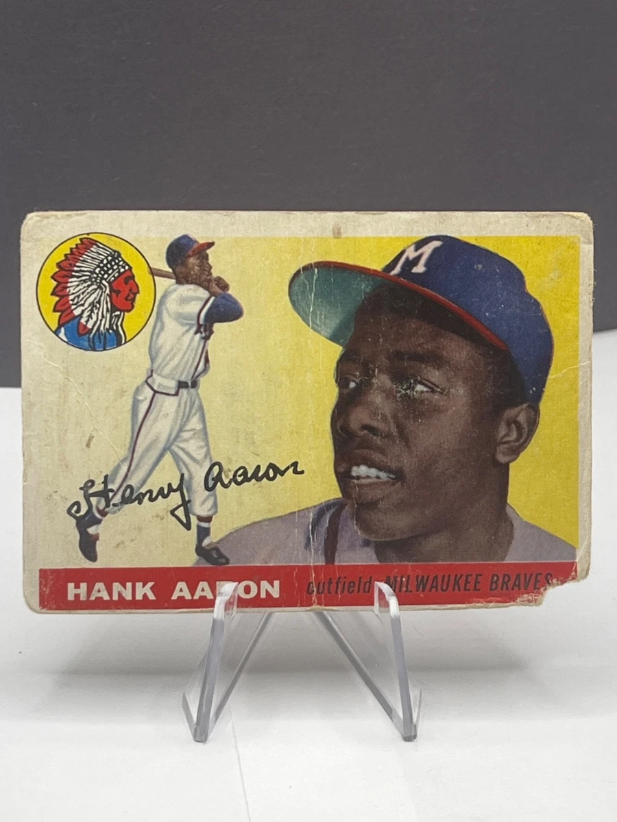 Hank Aaron 1955 Season Baseball Sports Trading Cards & Accessories