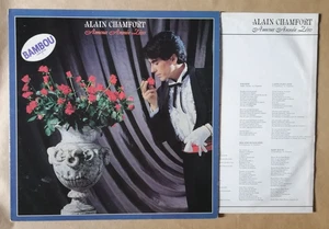 ALAIN CHAMFORT : Amour Année Zéro LP 33T 1981 INNERS Lyrics Gainsbourg, VG+/VG+ - Picture 1 of 2
