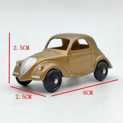 DeAgostini 1:43 Dinky Toys 35A Simca 5 Diecast Models Car Ornament Gifts Brown - Image 1 of 4