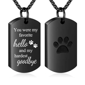 Cremation Jewelry for Ashes Urn Necklace for Ashes Memorial Dog Ashes Necklac... - Picture 1 of 7