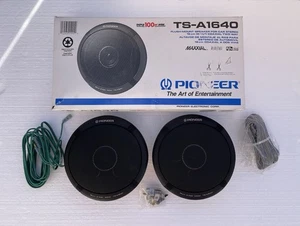 Pioneer TS-A1640 Vtg Car Stereo Speakers 6.5” 100W Coaxial Two Way - Picture 1 of 14