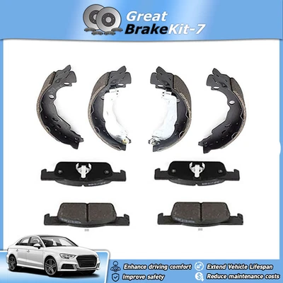 OE Front Rear Brake Pads Drum Shoes for 2016 2017 2018 Renault Stepway 1.6L — 第 1/4 张图片