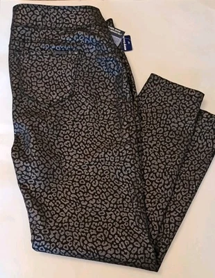 Jeggings Nygard Luxe Denim Mujer Talla XL (18-20) NUEVOS CON ETIQUETAS Estampado Animal 4 Vías Elastizados  Foto 1 de 4