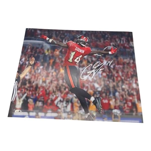 Chris Godwin SB LV Champs Signed Tampa Bay Buccaneers 16x20 Photo JSA Bucs - Picture 1 of 2