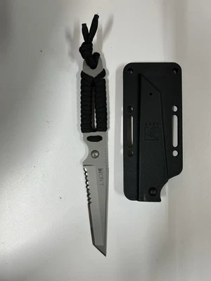 CRKT Stiff K.I.S.S. 2310 Ed Halligan Fixed Blade Tanto Knife W/ Sheath - Image 1 of 2