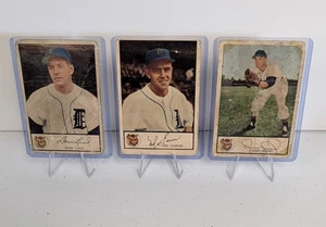 1953 Glendale Hot Dogs Detroit Tigers 3 Card Lot Lund, Garver, Friend - Picture 1 of 2