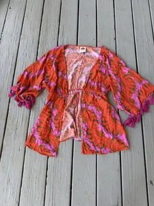 Kimono floral de frente abierto Farm Rio para mujer talla mediana - Imagen 1 de 5