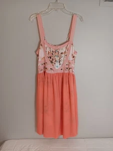 Matilda Jane Garden Floral Dress Fit And Flare Sz Medium - Picture 1 of 5