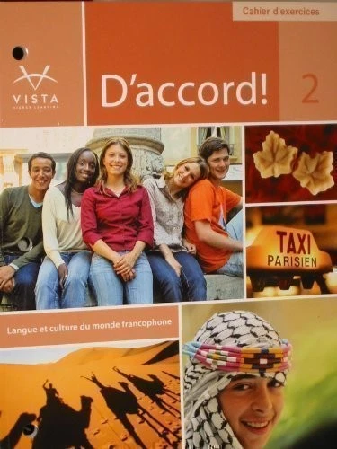 D'ACCORD 2 CAHIER D'EXERCICES By Vista Higher Education *Excellent Condition* - Image 1 of 1