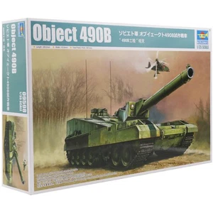Trumpeter 1 35 Object 490B Soviet Concept Tank Model Kit - Picture 1 of 6