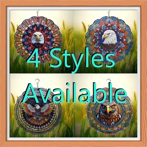 Eagle 8/10/12 inch Wind Spinner (4 Different Designs!) - Picture 1 of 5