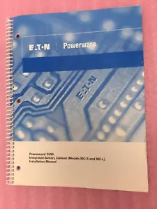 EATON POWERWARE SERIES 9390 UPS CABINET IBC-S IBC-L INSTALLATION MANUAL - Picture 1 of 5