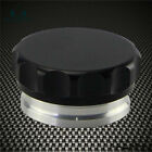 2' 50.8mm Weld On Filler Neck And Cap Oil Fuel Water Tank Black Aluminum Alloy